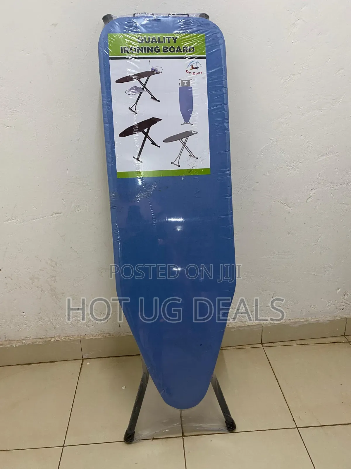 Foldable Ironing Board With Metallic Frame - Color Varies