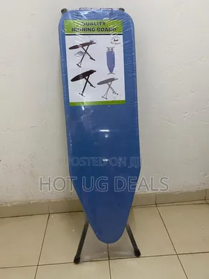 Foldable Ironing Board With Metallic Frame - Color Varies