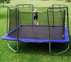4m X 4m Square Strong Kids Trampoline