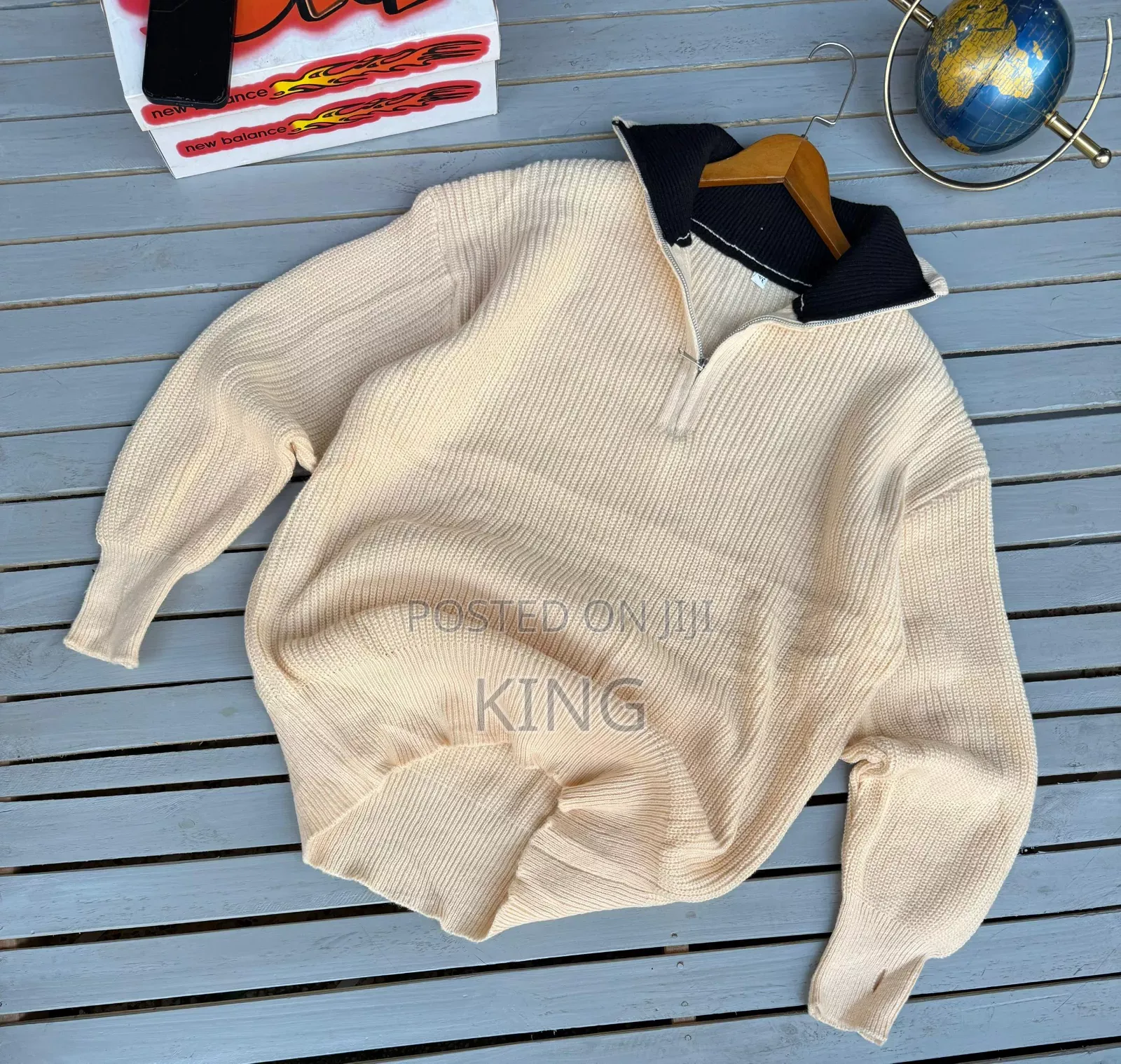 Quarter Zipping Sweater