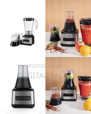 Geepas 3 in 1 High-Quality Blender With Chopper Grinder