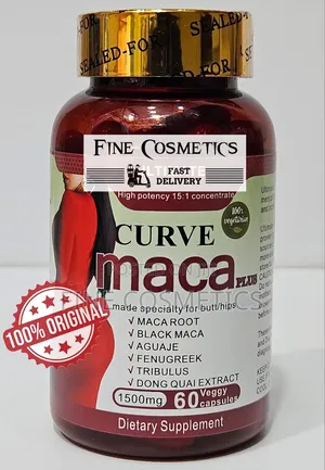 Ultimate Curve Maca Plus 1500mg Hip and Butt Enlargement 60 Capsules