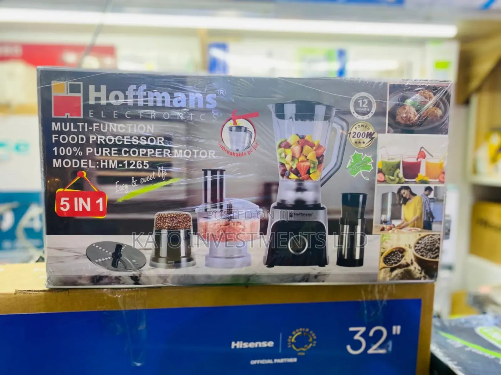 5 In 1 Multifunction Food Processor And Blender
