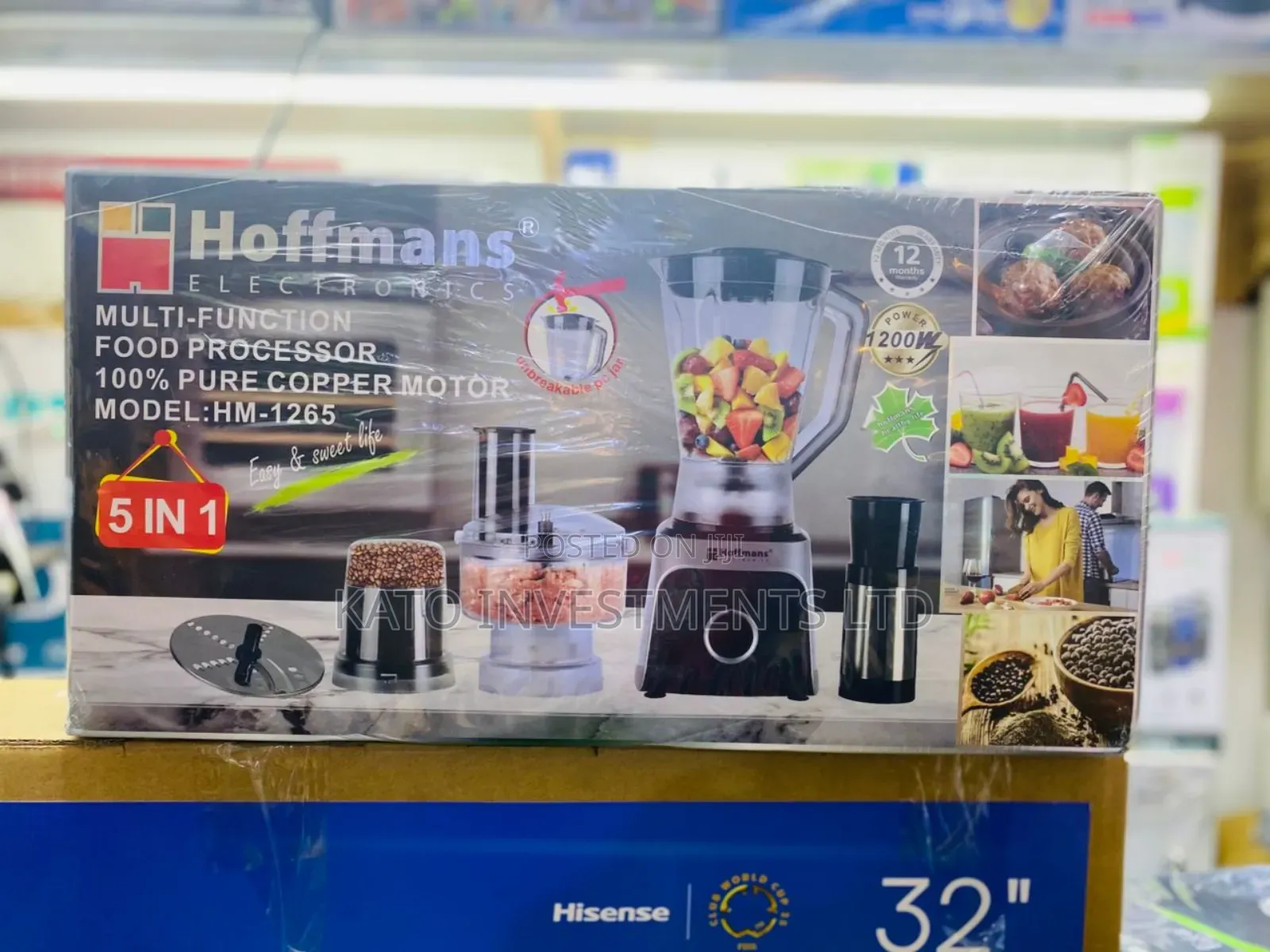 5 In 1 Multifunction Food Processor And Blender