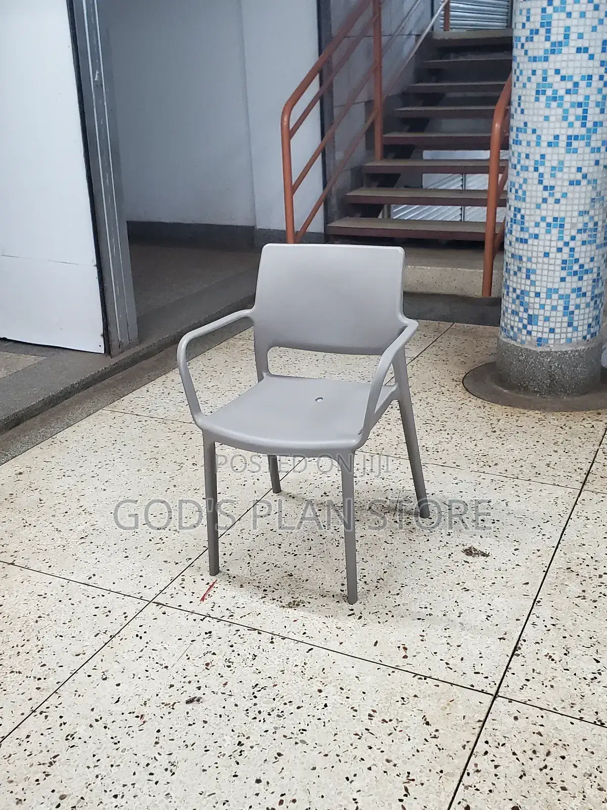 Plastic Imported Gray Chair