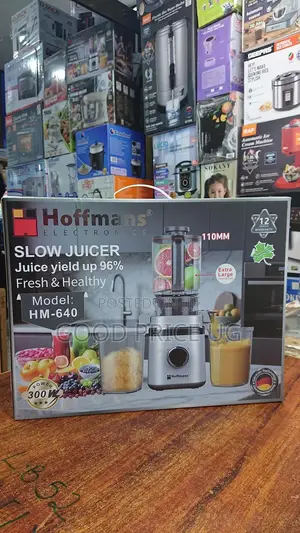 Hoffmans Hm-640 Slow Juicer - 96% Juice Yield 300w Power