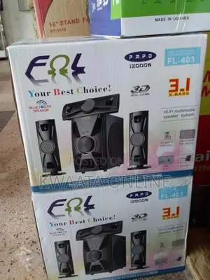 3.1ch Fal Ac Dc, Bluetooth Woofer Speaker, Fm Radio, Usb Port