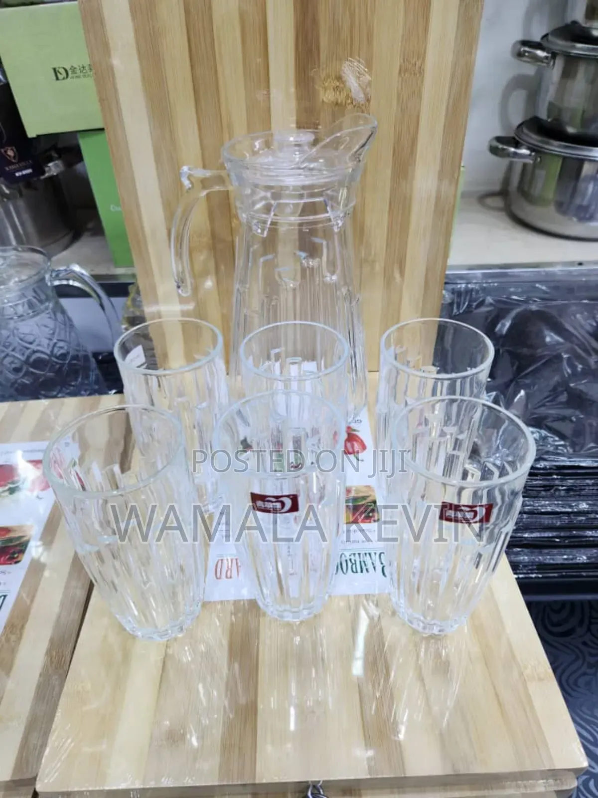 A Set of Arcopal Elegant Jug Pitcher