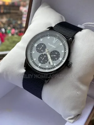 Brand New Black Playboy Men's Classic Analog Wrist Time Piece at Discount