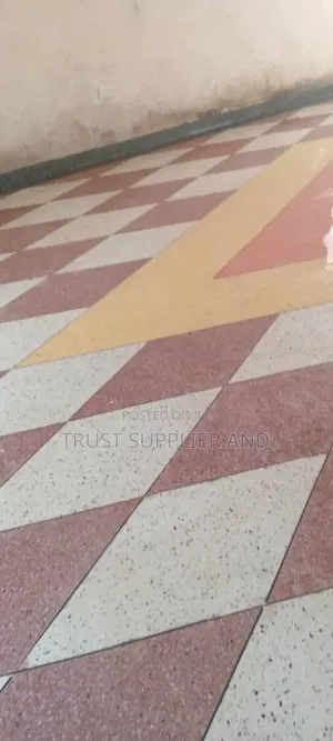 Terrazzo Floor Black and White