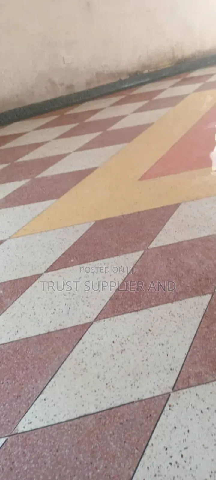 Terrazzo Floor Black and White