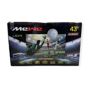 Mewe 43" Led Tv - DVB T2+S2 Frameless With Usb Video