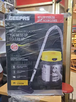 Geepas Wet Dry Stainless Steel Vacuum Cleaner/Geepas Vacuum