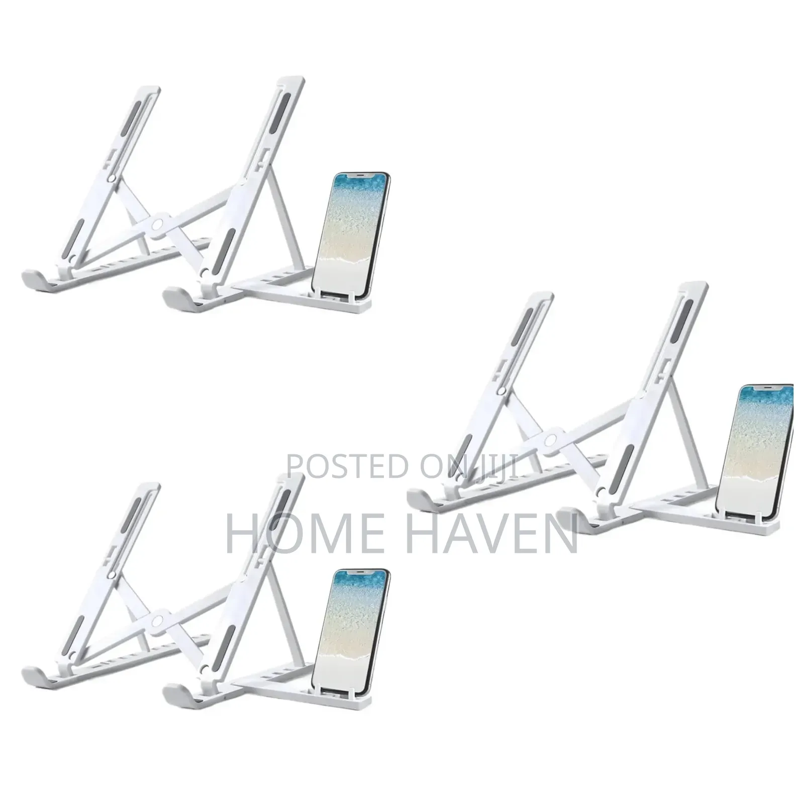 Laptop Stand With Phone Holder