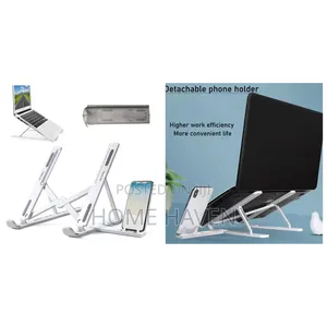 Laptop Stand With Phone Holder