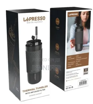 Thermal Tumbler With Infusion Filter, 520ml With Straw,