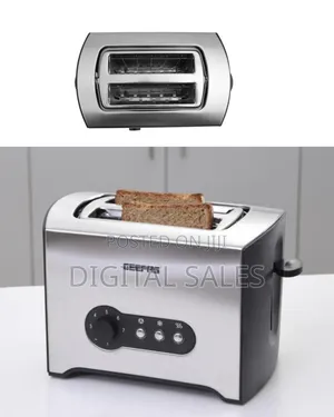Stainless Steel Geepas GBT 6152 2-Slice Bread Toaster