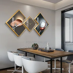 Modern Wall Hangings and Clock