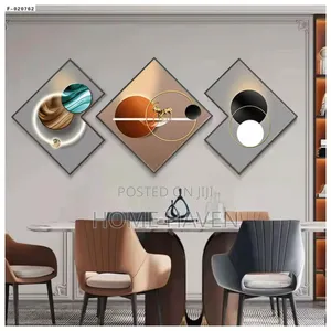 Modern Wall Hangings and Clock