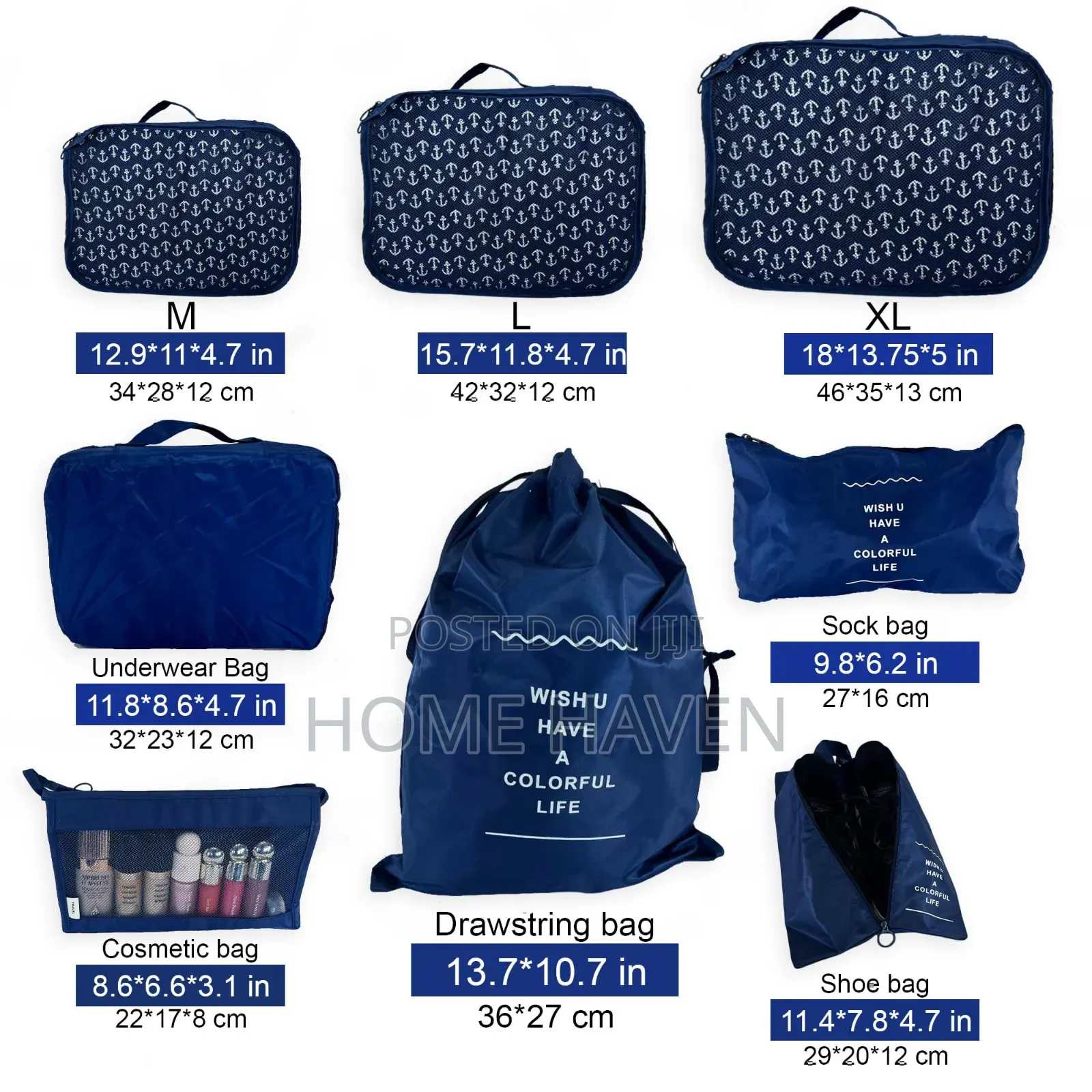 8pcs Travel Bag Set