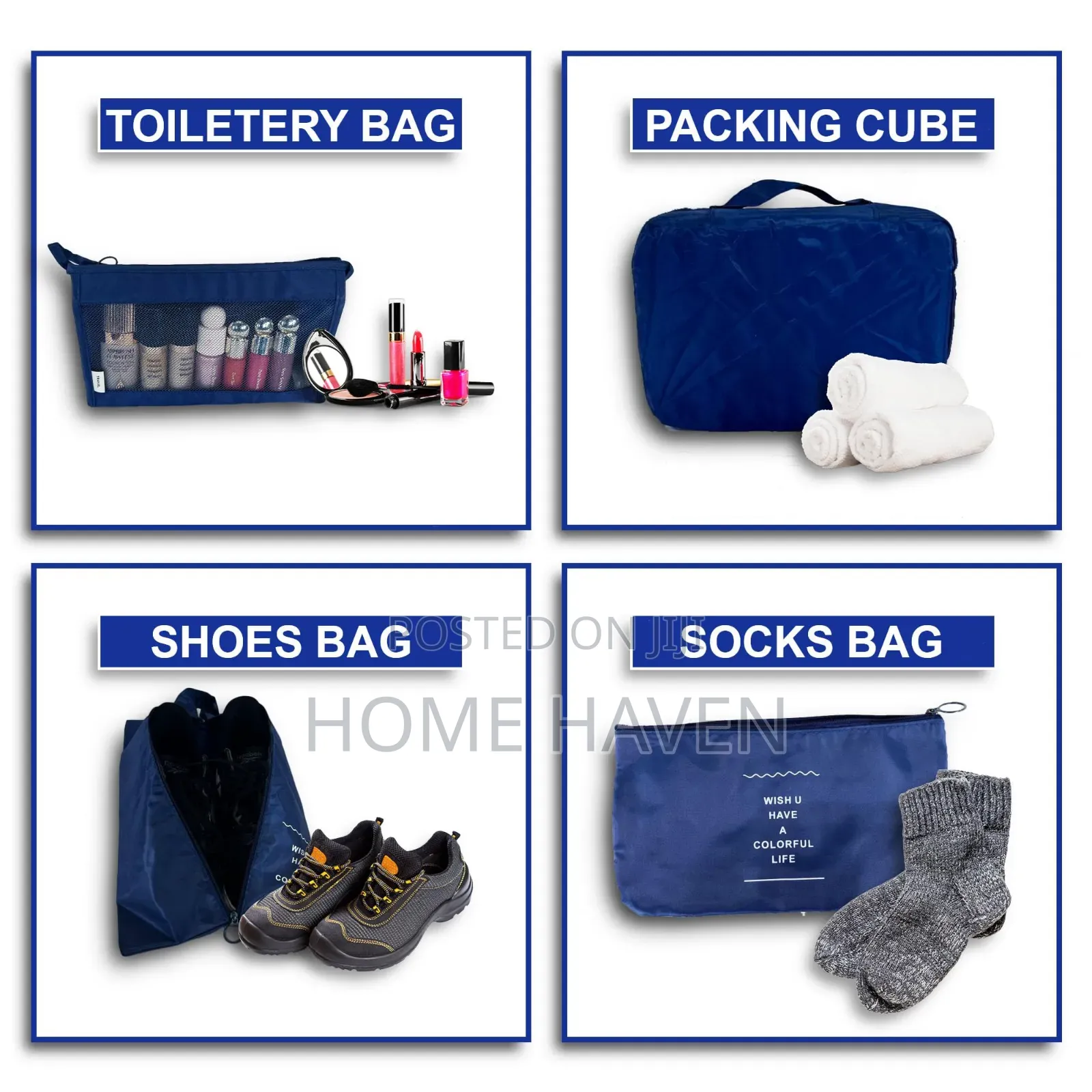 8pcs Travel Bag Set