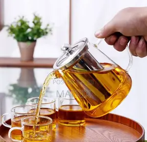 Transparent Quality Home Glass Teapot.