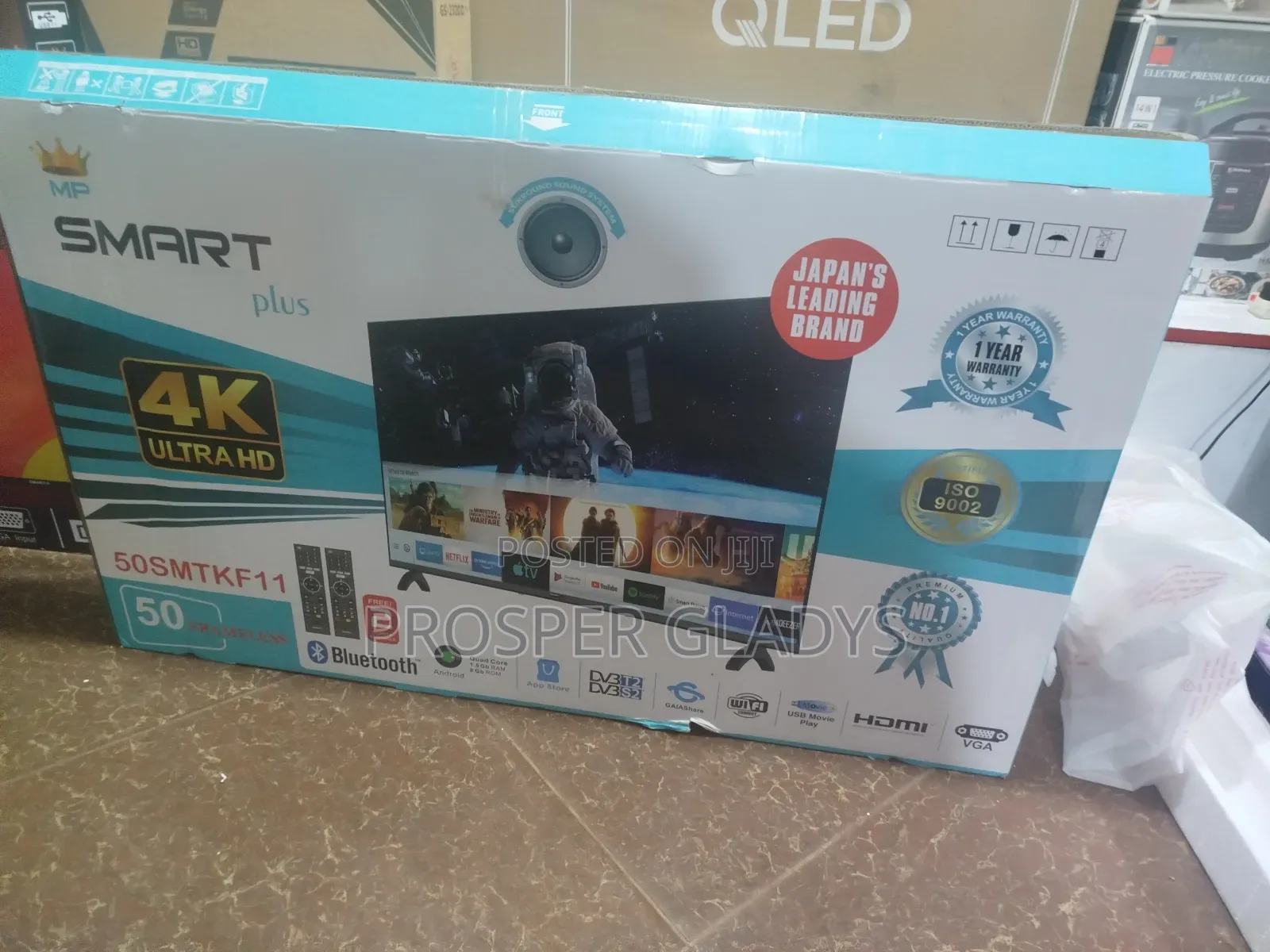 50 Smart Plus Smart Android Digital Flat Screen Flameless