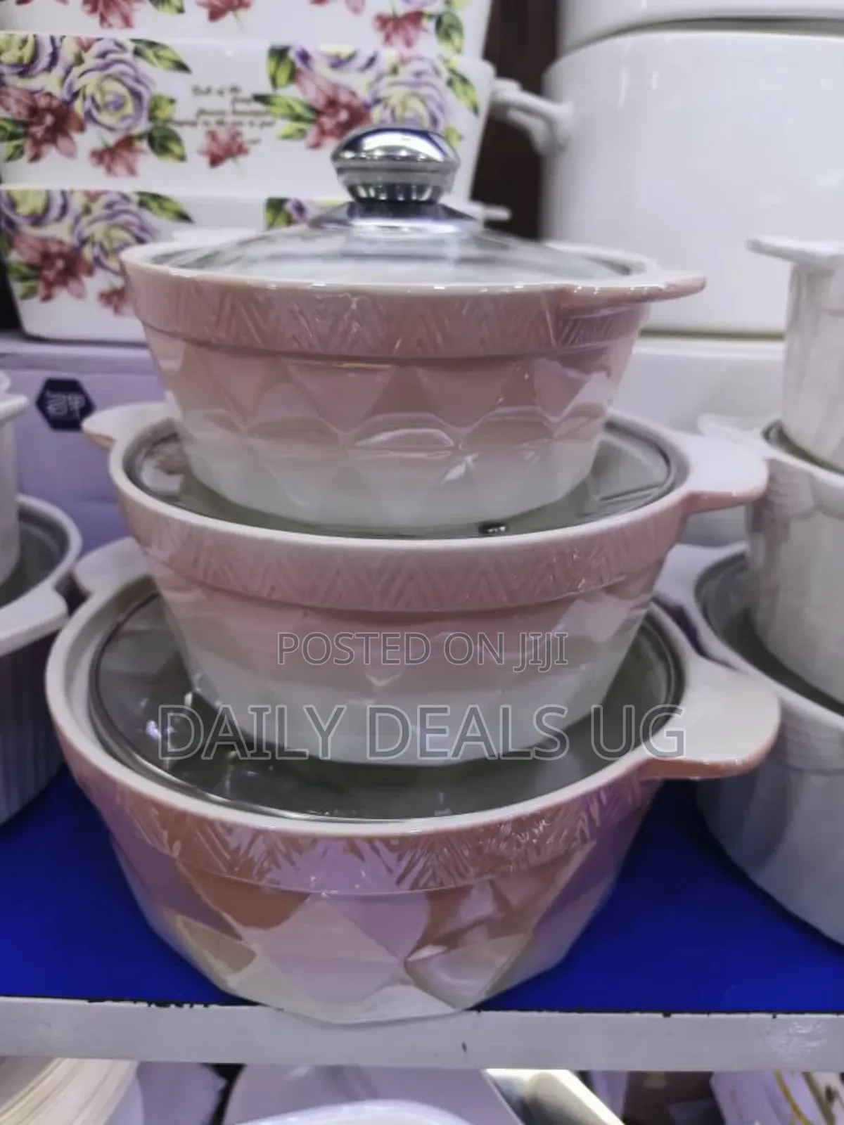 3 Pieces Ceramic Casserole Dish Set