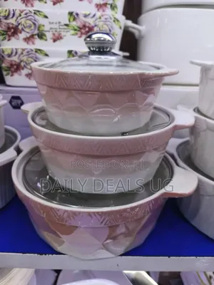 3 Pieces Ceramic Casserole Dish Set