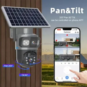 Solar-powered Camera- 4g Security Surveillance Camera- Dual Lens
