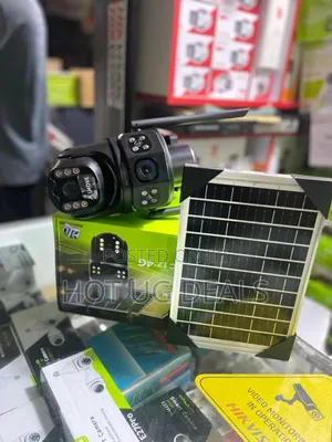 Solar-powered Camera- 4g Security Surveillance Camera- Dual Lens