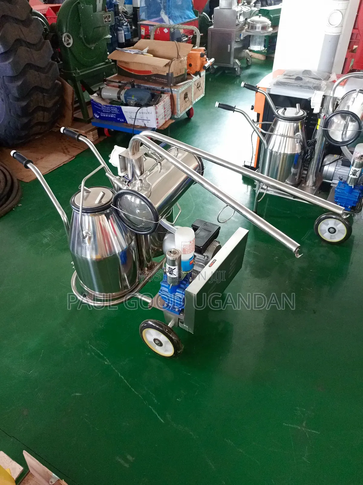 Cow Double Milking Machine