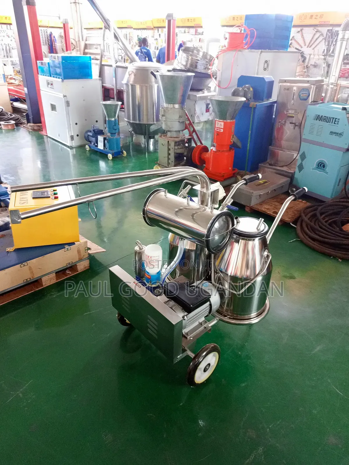Cow Double Milking Machine