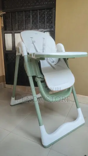 Green and White Baby High Adjustable Feeding Chair– Baby Feeding Chair