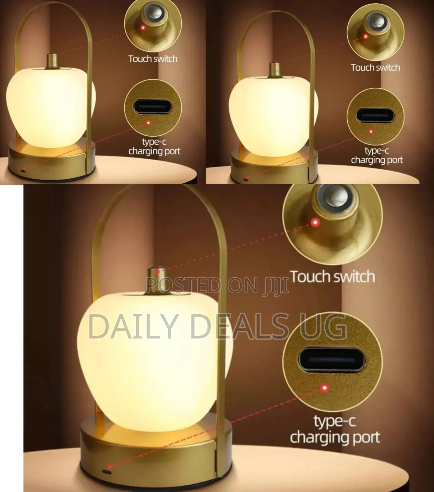 Rechargeable Led Touch Dimming