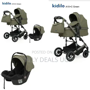Kidilo A10+C Green Baby Stroller