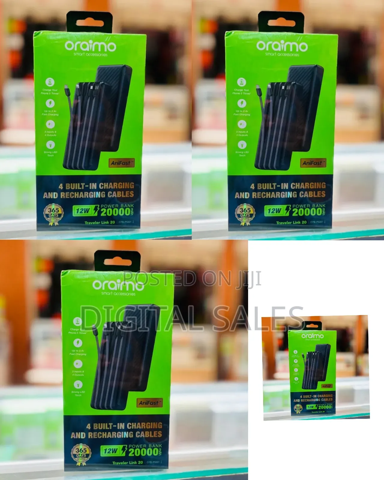 Black Oriamo Power Bank