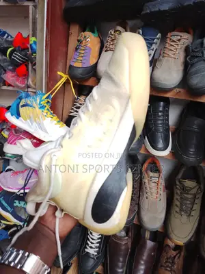White Basketball Shoe Size 42