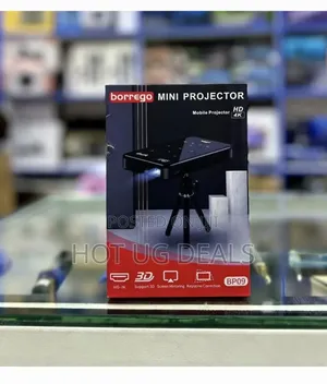 Borrego Compact Portable Dlp Mini Projector With Tripod