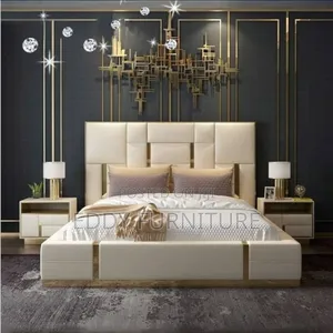 Extra Bed With Gold Design
