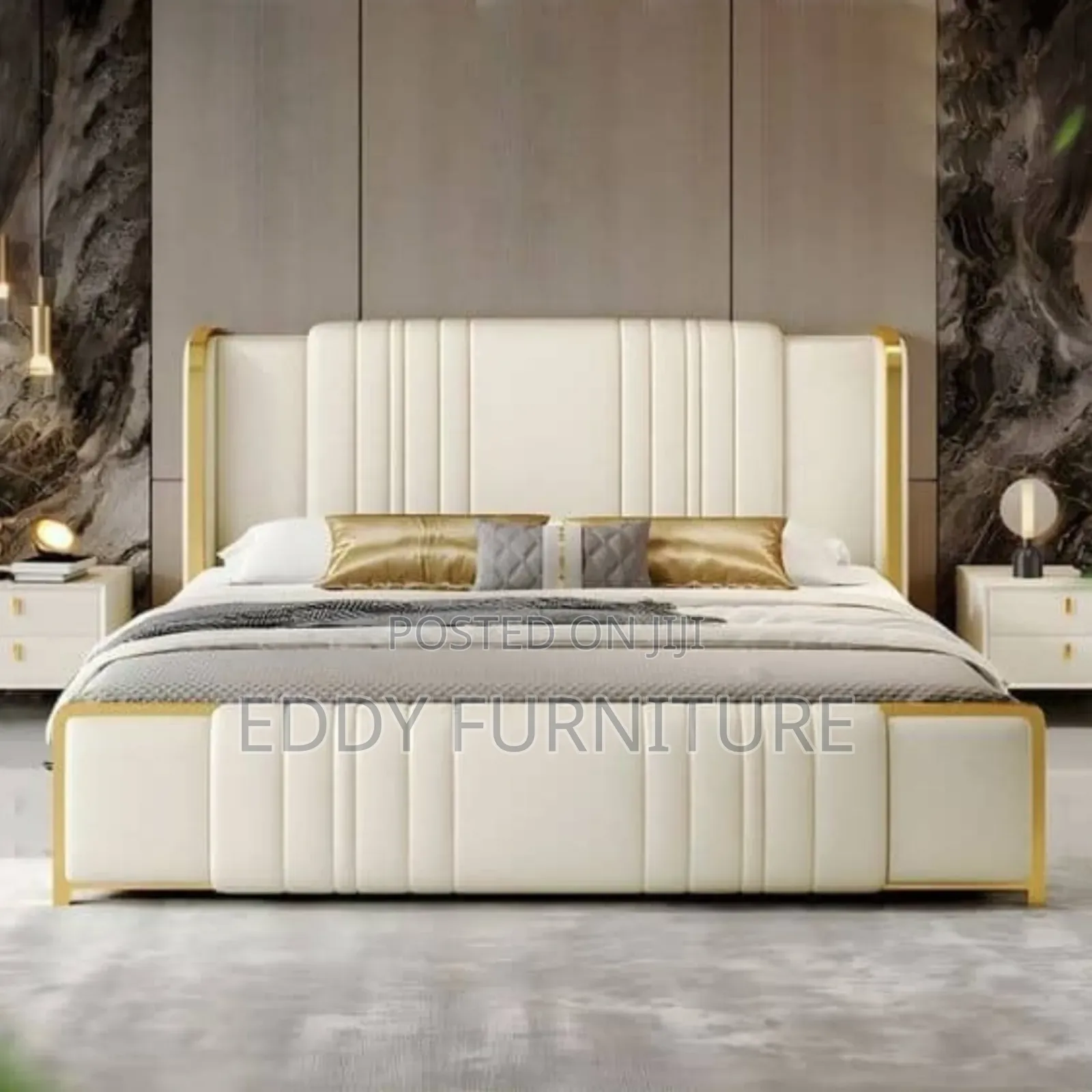 Big Bed With Gold