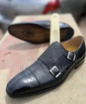 Original Men’S John Foster Double Buckle Monk Strap Shoes