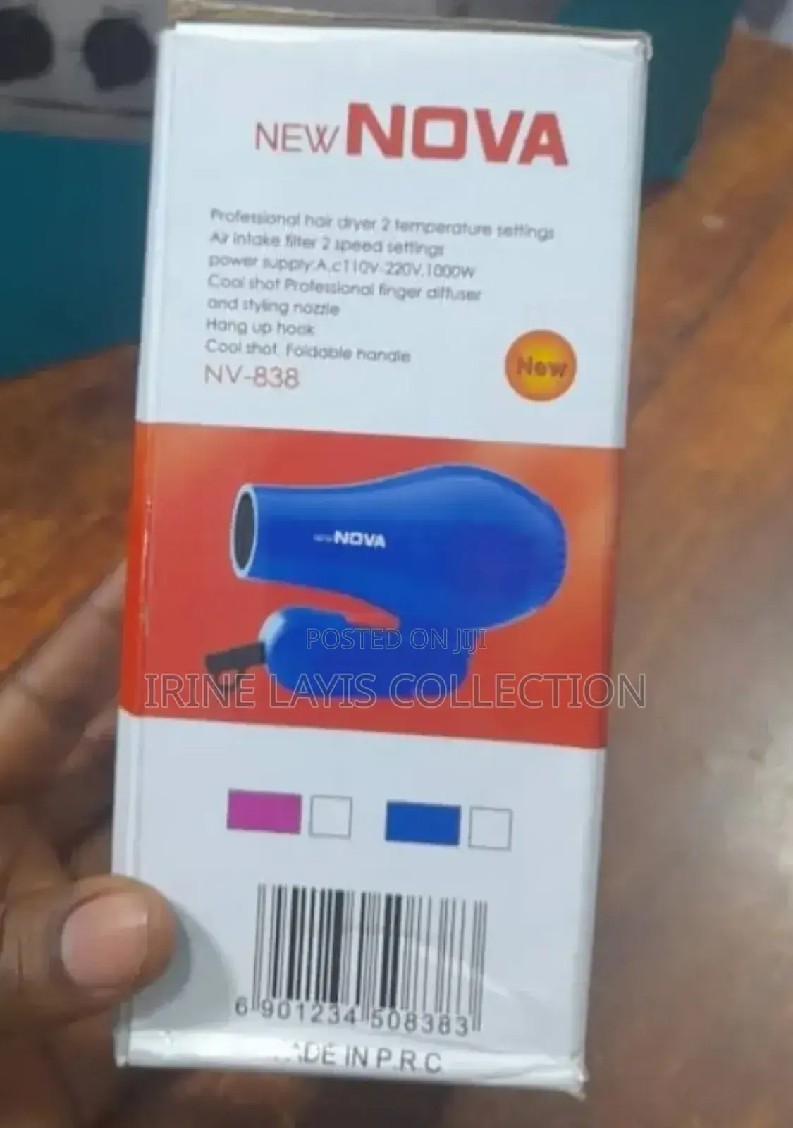 Nova 1000w Professional Hair Dryer