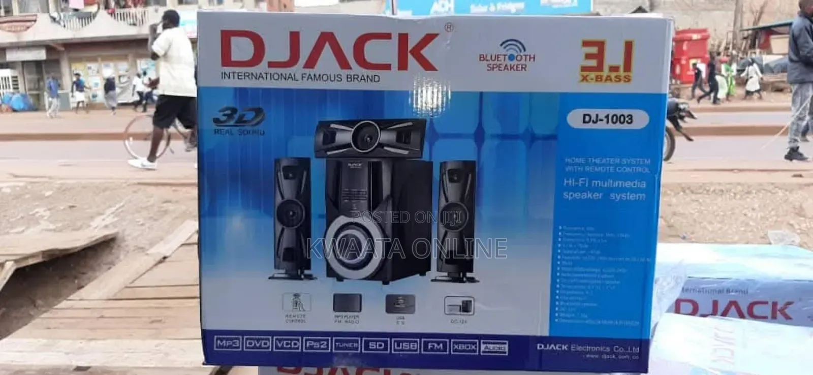 Djack 3.1ch Powerful Bluetooth Speaker System Woofer