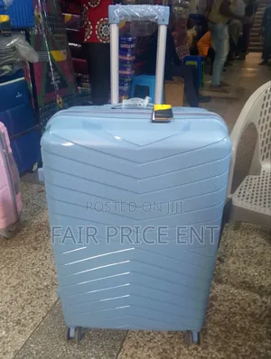 Rubber Plastic Suitcases. Large.( Blue)