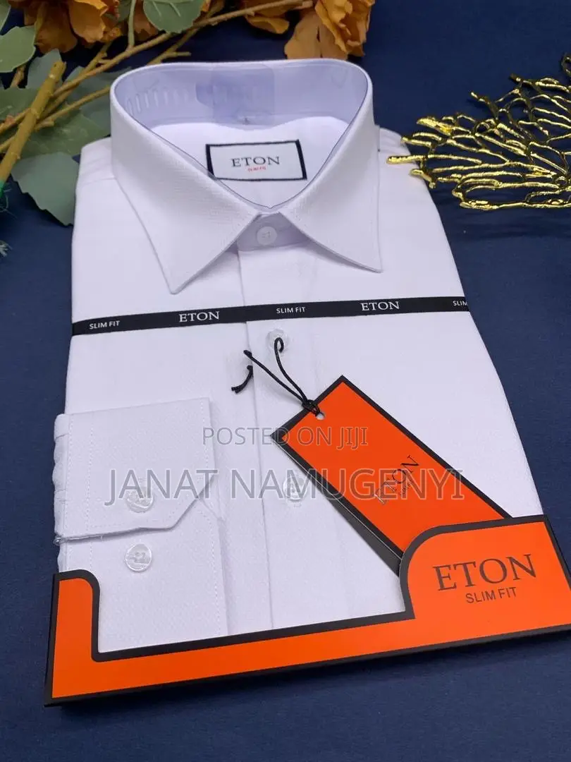 Plain White Eton Shirt