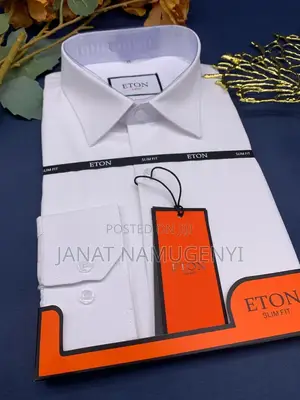Plain White Eton Shirt