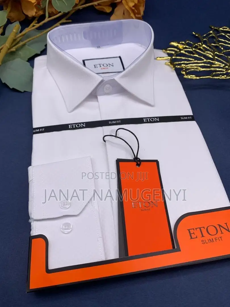 Plain White Eton Shirt