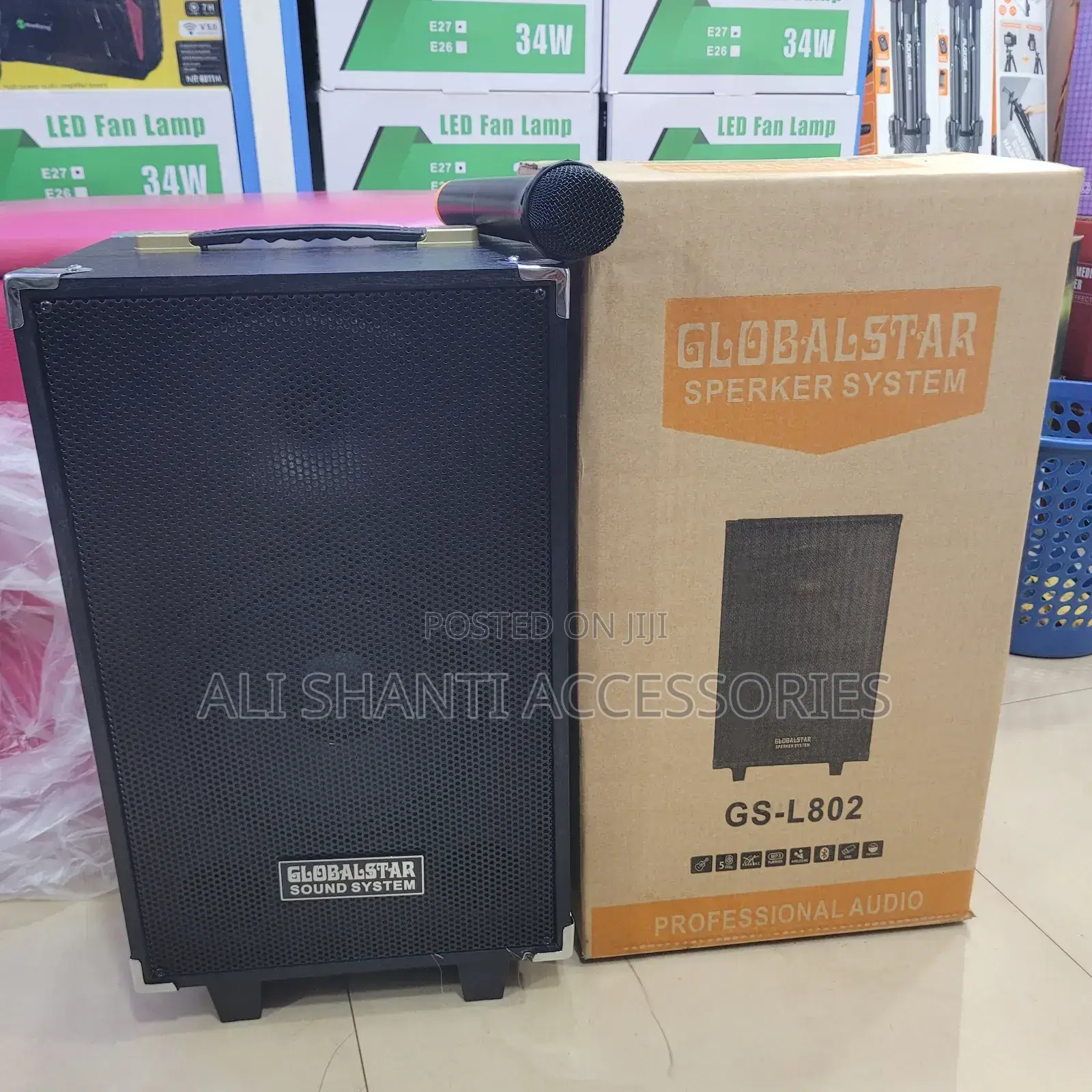 Globalstar Karaoke Speaker With Wireless Microphone