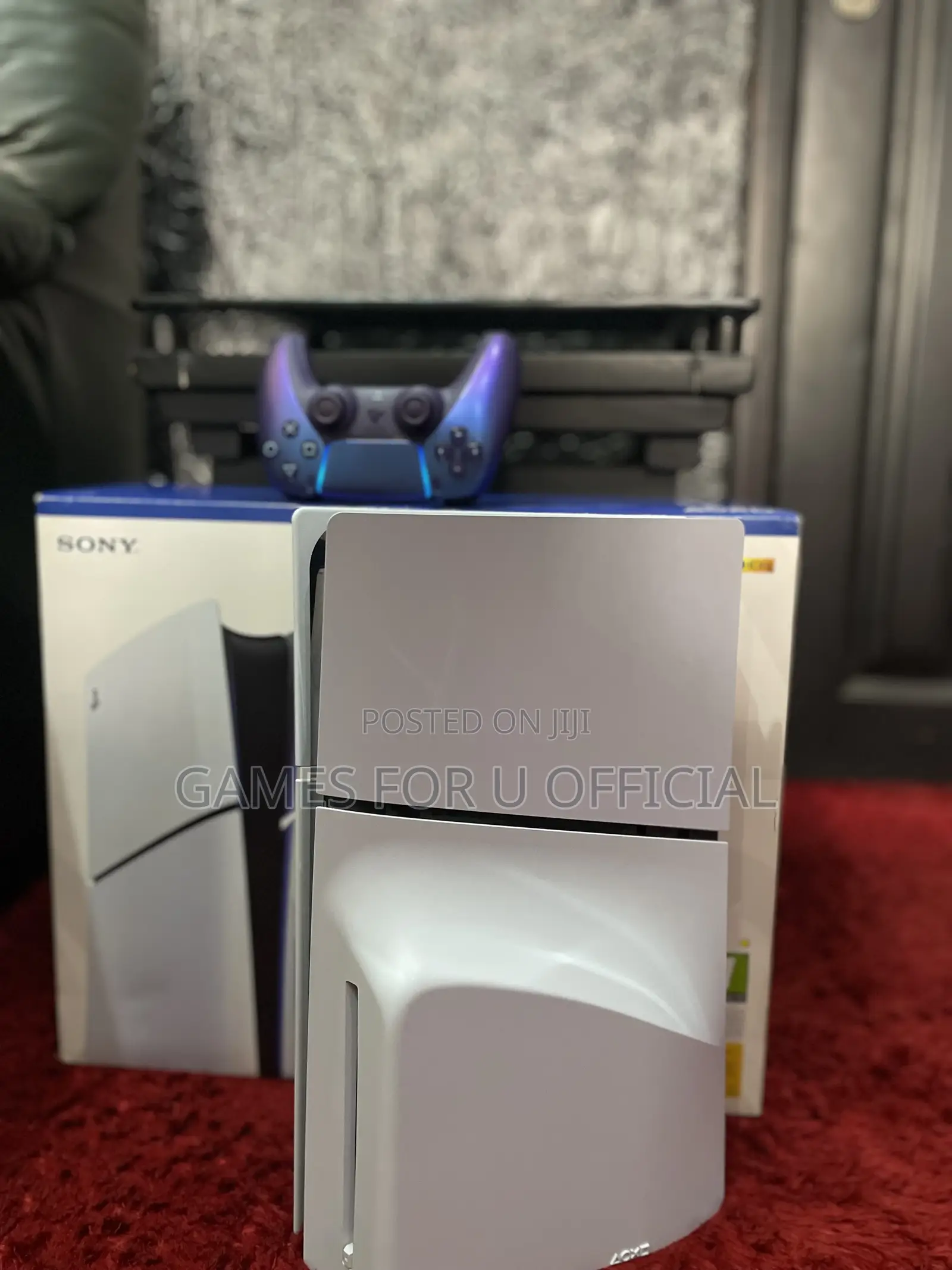 Ps5 Slim Disc Edition FXT Purple Controller